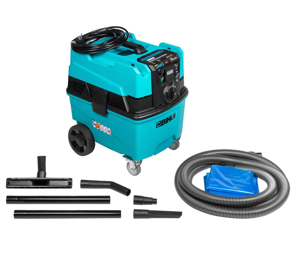 Aspirator industrial umed-uscat BIHUI VCB38, 1200 W, 250 mbar, 38 L