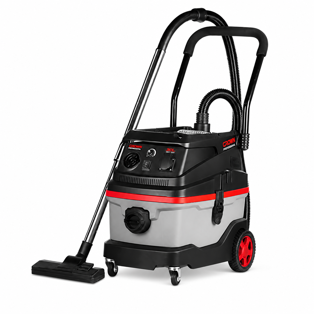 Aspirator industrial umed-uscat CROWN CT42032F, 1600 W, 180 mbar, 30 L