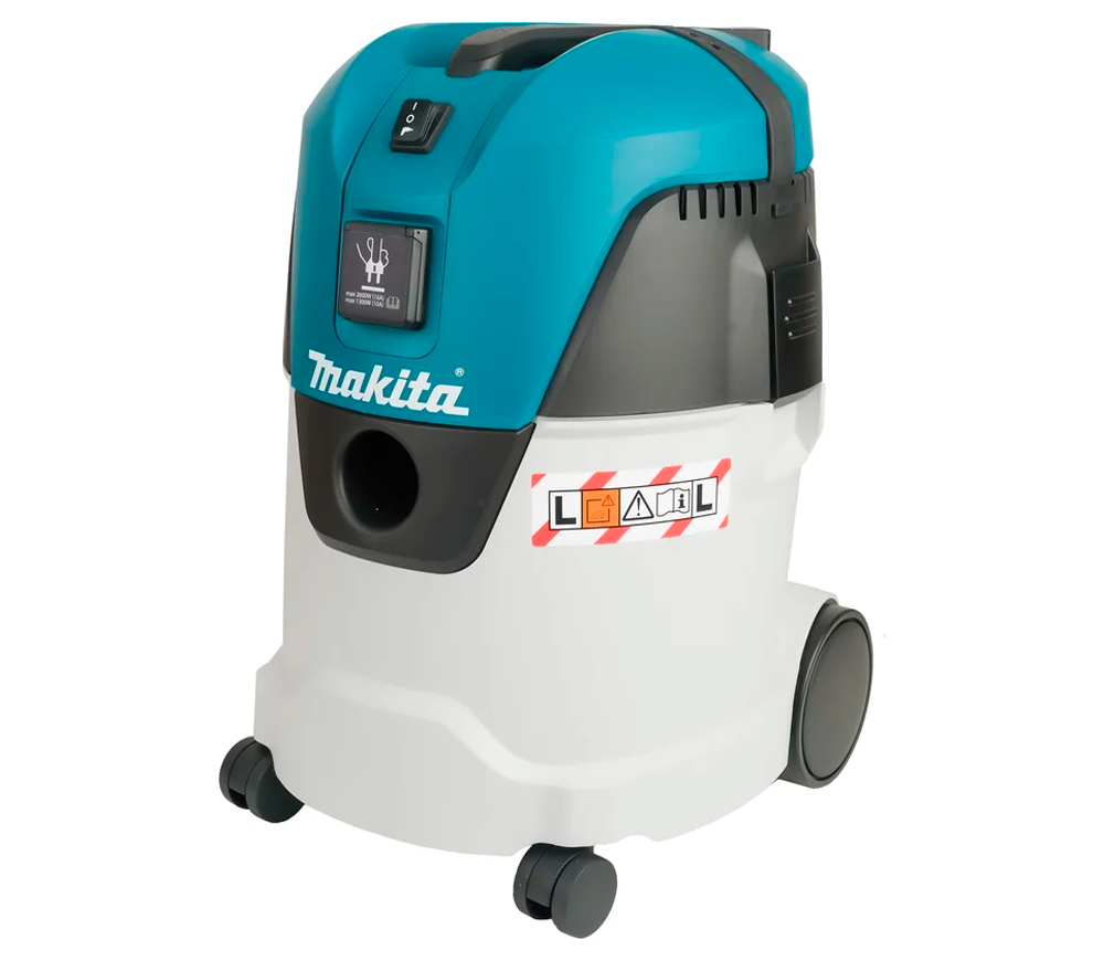Aspirator industrial umed-uscat MAKITA VC2512L, 1000 W, 210 mbar, 25 L