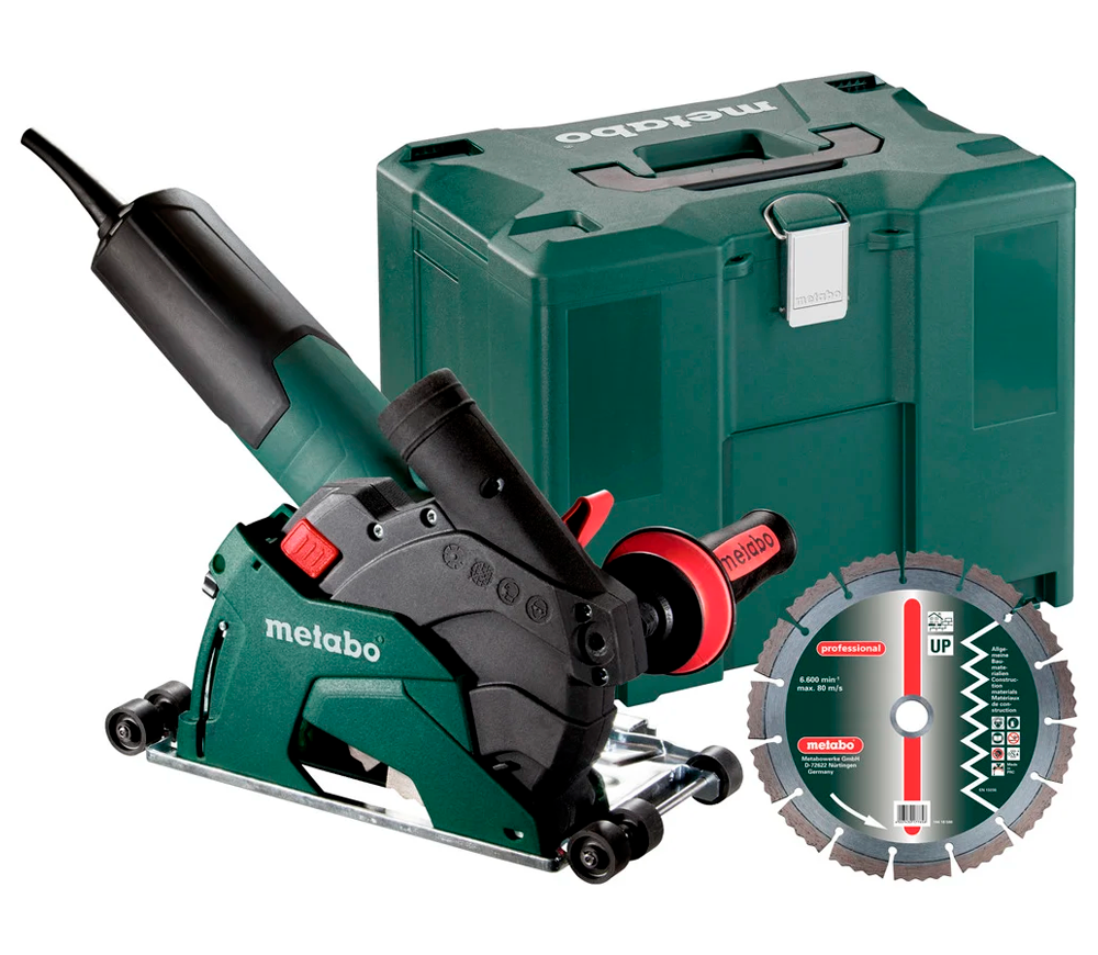 Mașină de tăiat cu aspirare METABO W 12-125 HD CED, 1250 W, disc 125 mm