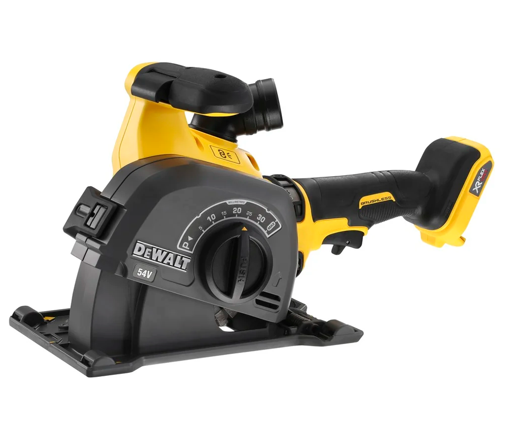 Mașină de tăiat canale cu acumulator DEWALT DCG200NT-XJ, 54 V XR FLEXVOLT, 125 mm