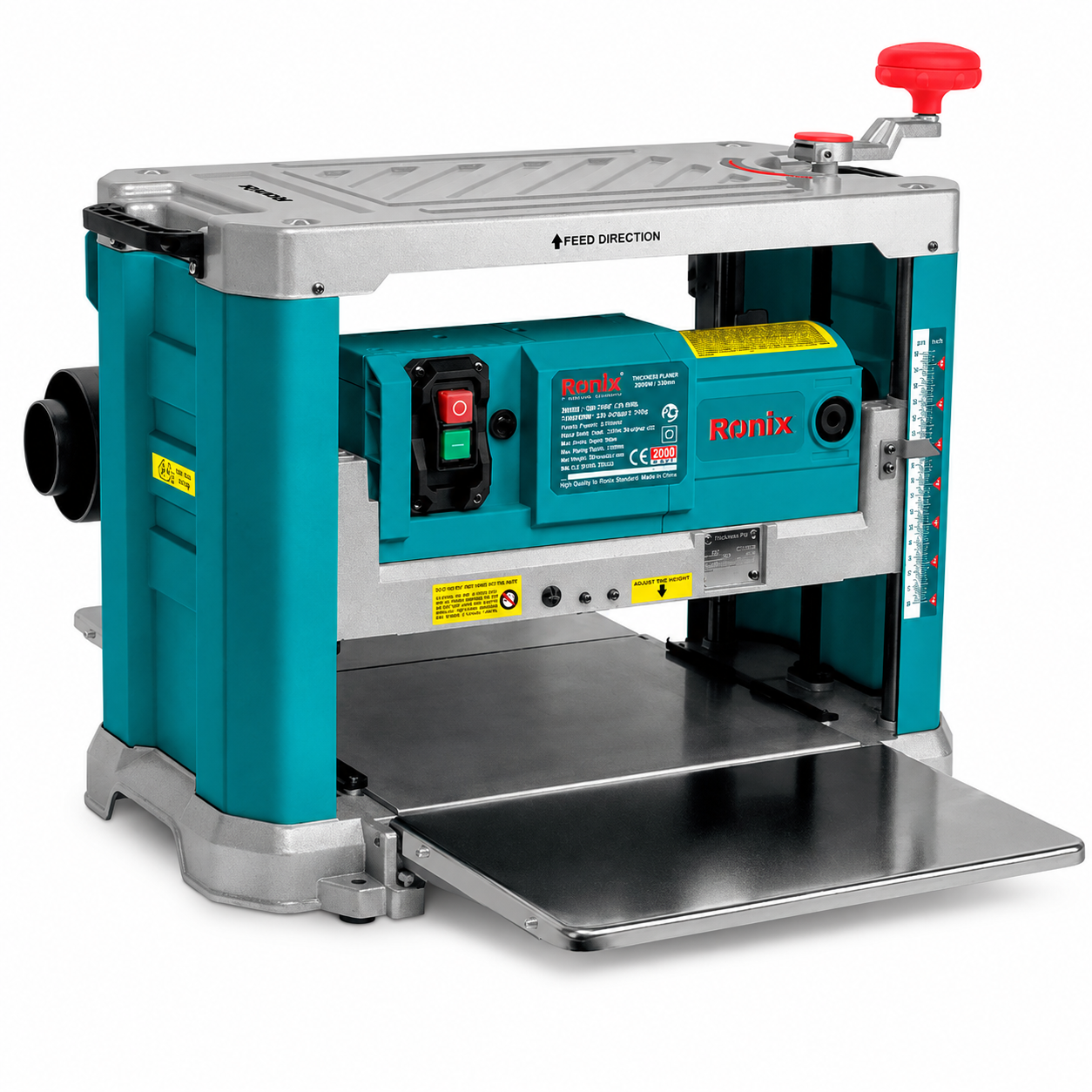 Mașină portabilă de rindeluit la grosime RONIX 5633, 2000 W, lățime 330 mm