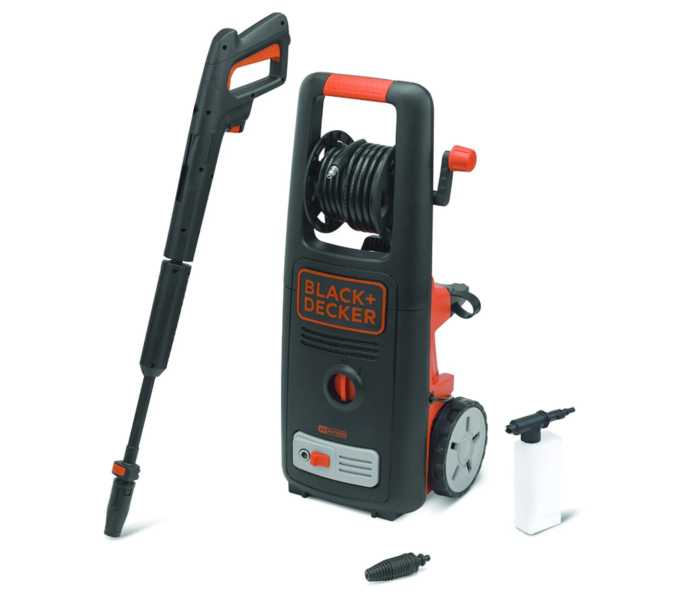 Aparat de spălat cu presiune BLACK&DECKER BXPW1800E, 1800 W, 135 bar, 440 l/h