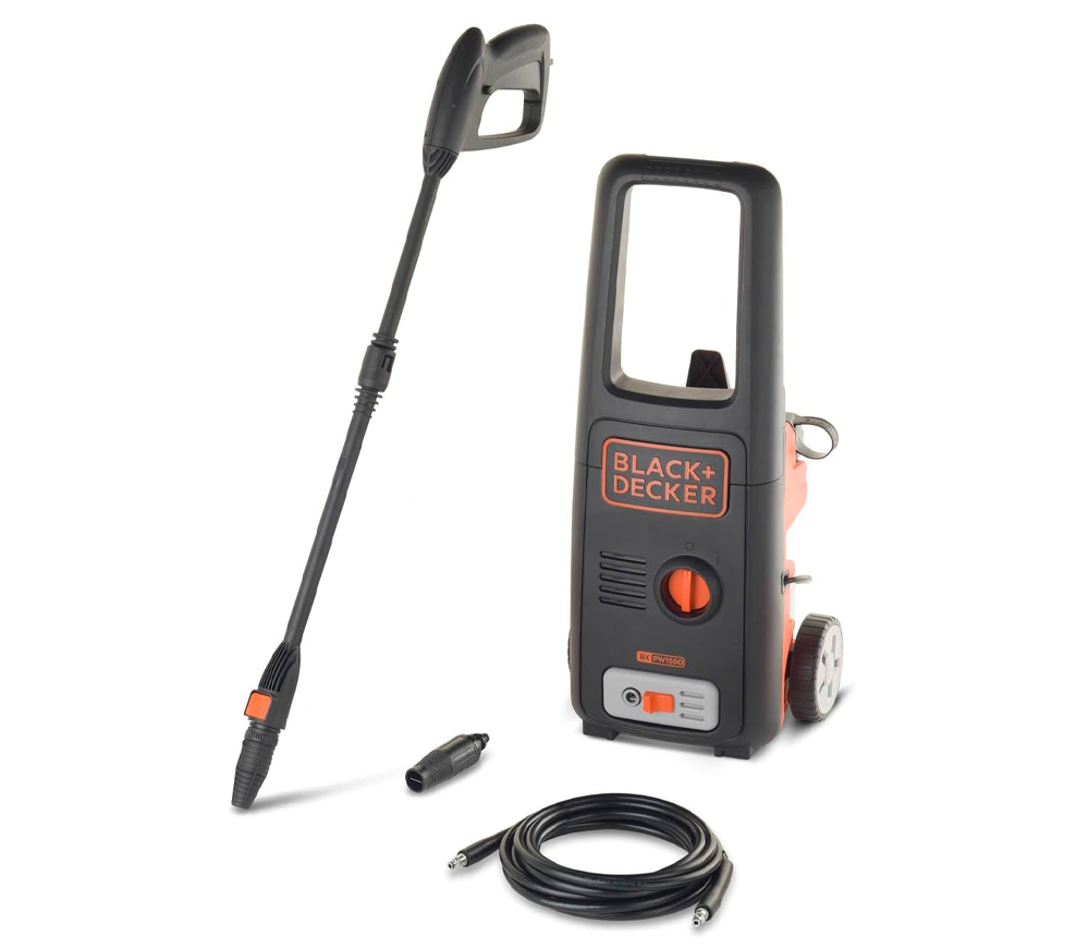 Aparat de spălat cu presiune BLACK&DECKER BXPW1500E, 1500 W, 120 bar, 390 l/h