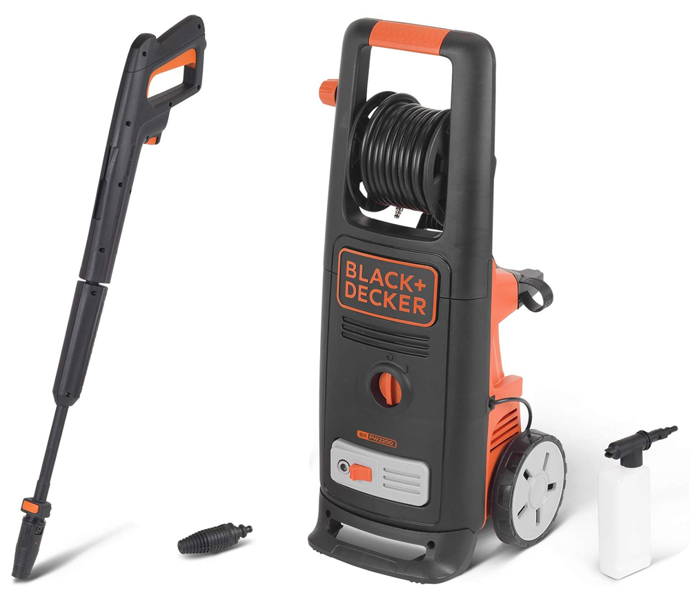 Aparat de spălat cu presiune BLACK&DECKER BXPW2200E, 2200 W, 150 bar, 440 l/h