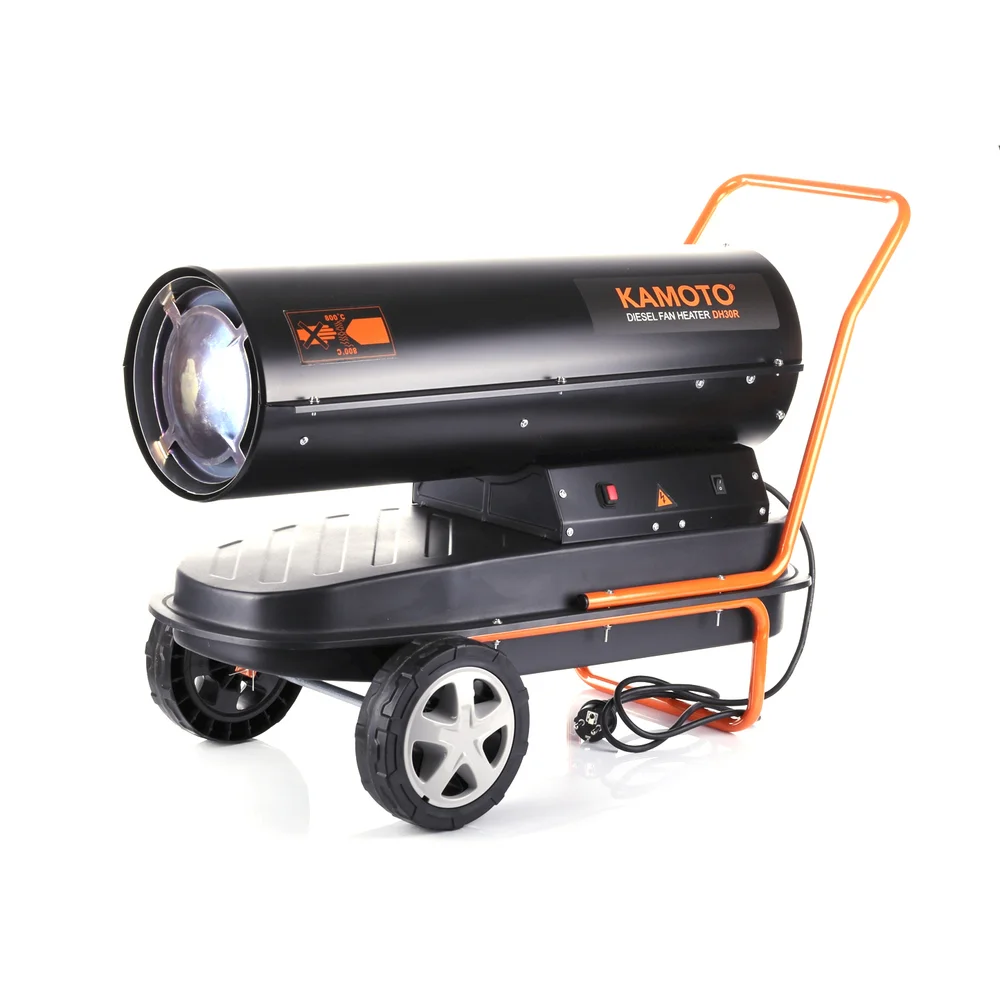 Aerotermă pe motorină KAMOTO DH30R, încălzire directă, 30 kW, 900 m³/h