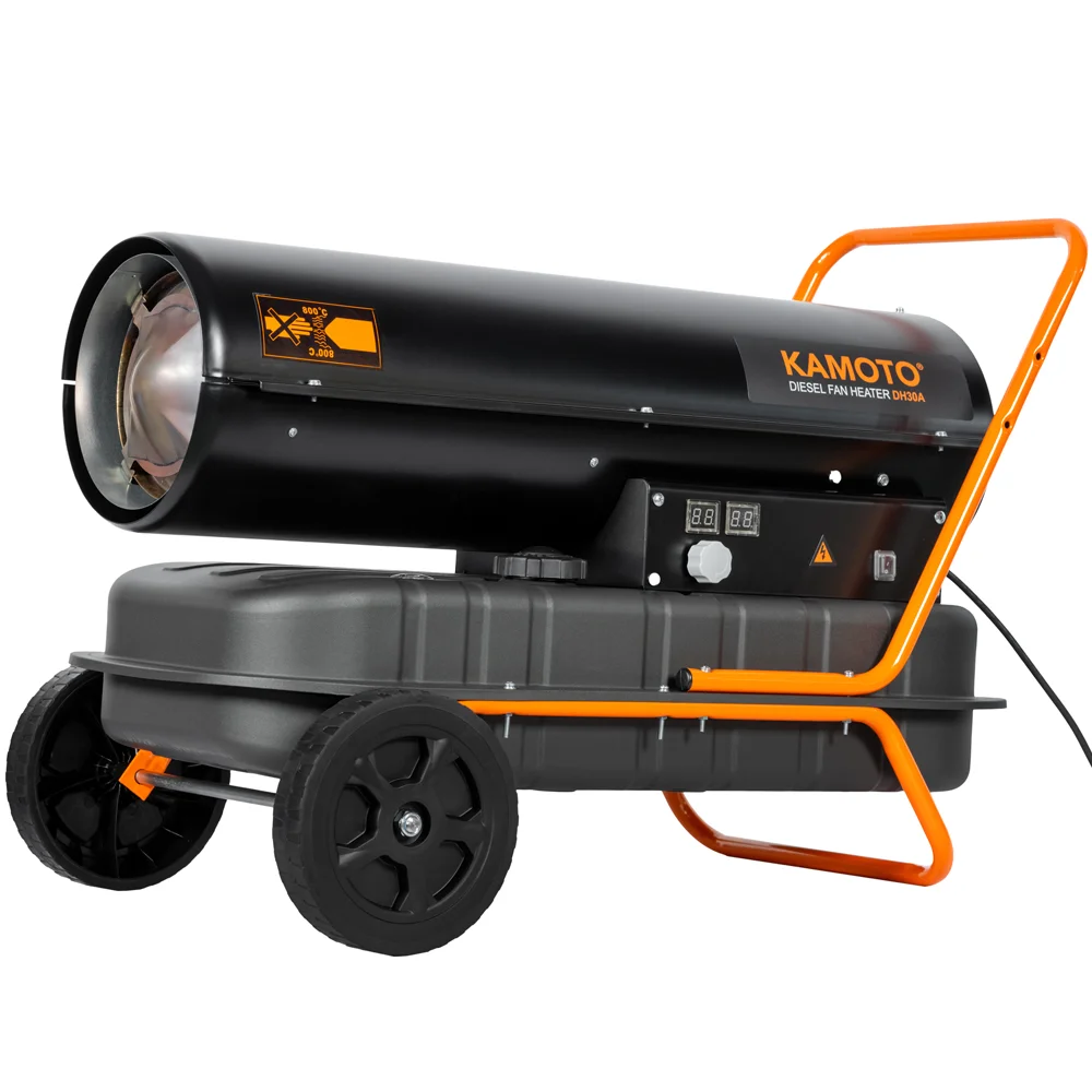 Aerotermă pe motorină KAMOTO DH30A, încălzire directă, 30 kW, 900 m³/h