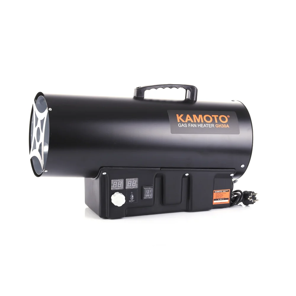 Aerotermă pe gaz KAMOTO GH30A, 30 kW, afișaj digital, 700–800 m³/h
