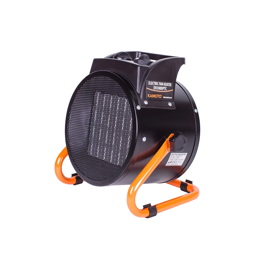 Aerotermă electrică KAMOTO EH3000PTC, 3 kW, PTC ceramic, 250 m³/h
