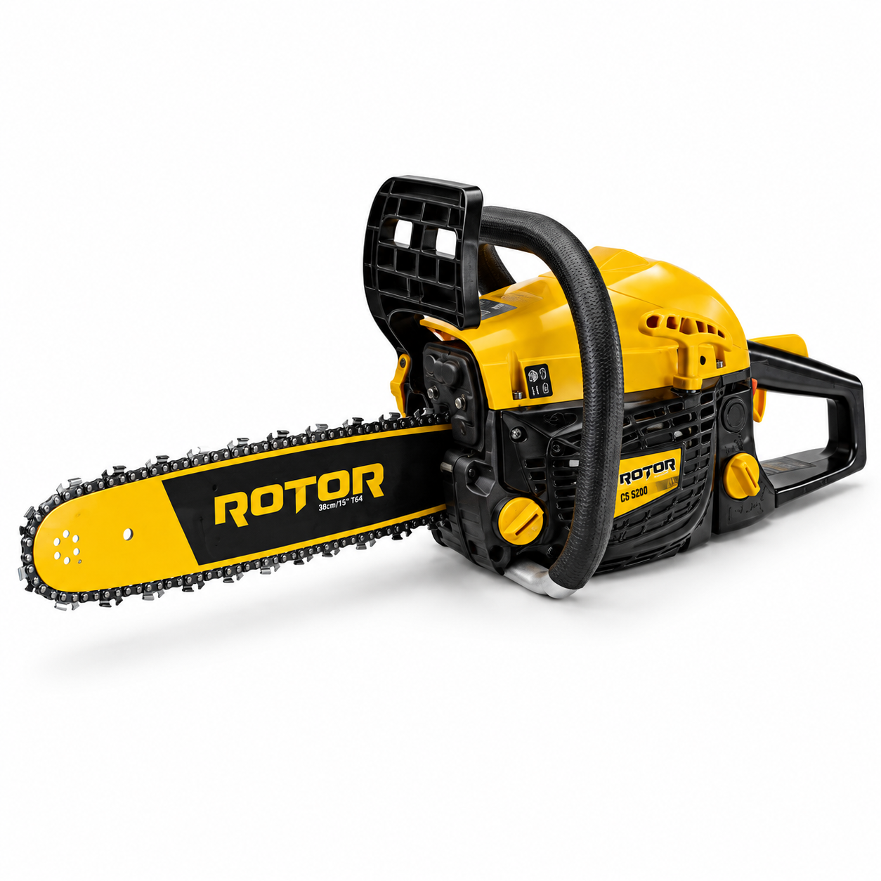 Motoferăstrău pe benzină ROTOR CS5200A, motor 52 cm³, lamă 380 mm