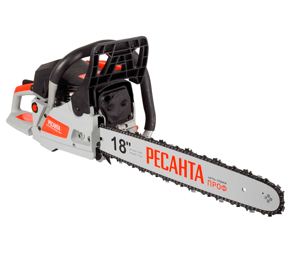 Motoferăstrău pe benzină RESANTA BP-4518, motor 45 cm³, lamă 450 mm
