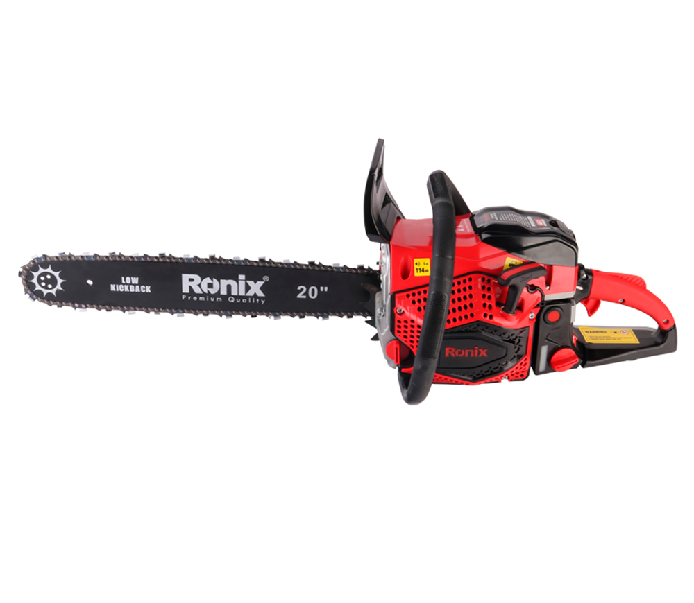 Motoferăstrău pe benzină RONIX 4651, motor 58 cm³, lamă 500 mm