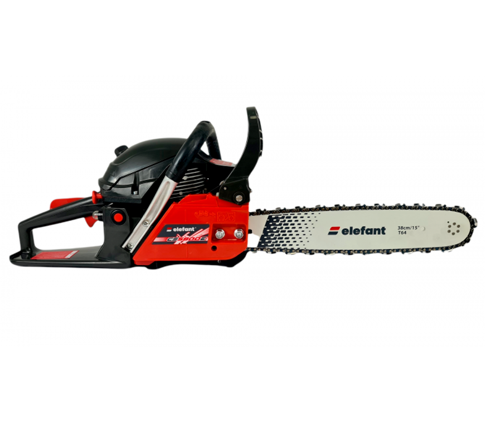 Motoferăstrău pe benzină Elefant CS5800E, motor 58 cm³, lamă 380/450 mm