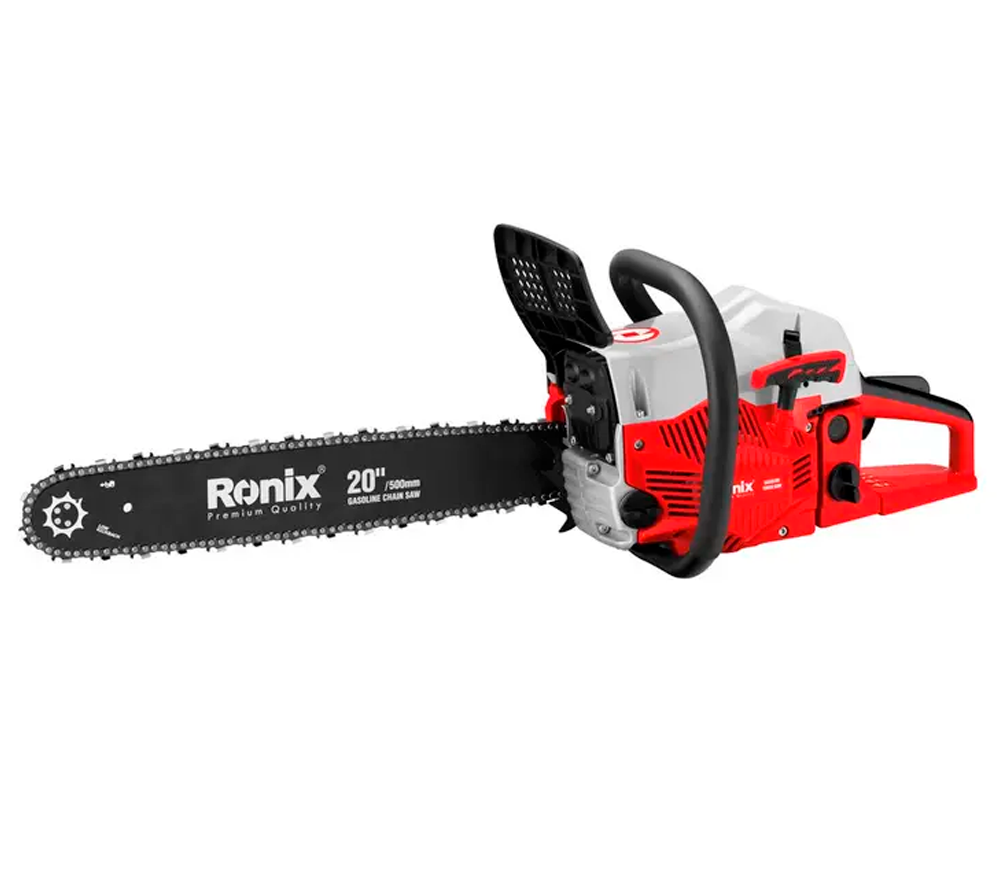 Motoferăstrău pe benzină RONIX 4650, motor 54.5 cm³, lamă 500 mm