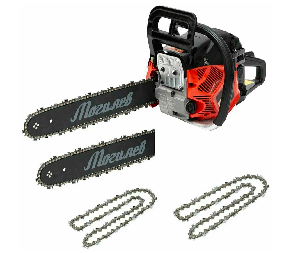 Motoferăstrău pe benzină MOGILEV BM-5.5, motor 58 cm³, lamă 400/450 mm