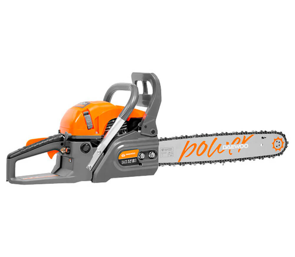 Motoferăstrău pe benzină DAEWOO DACS 5218XT, motor 52 cm³, lamă 450 mm