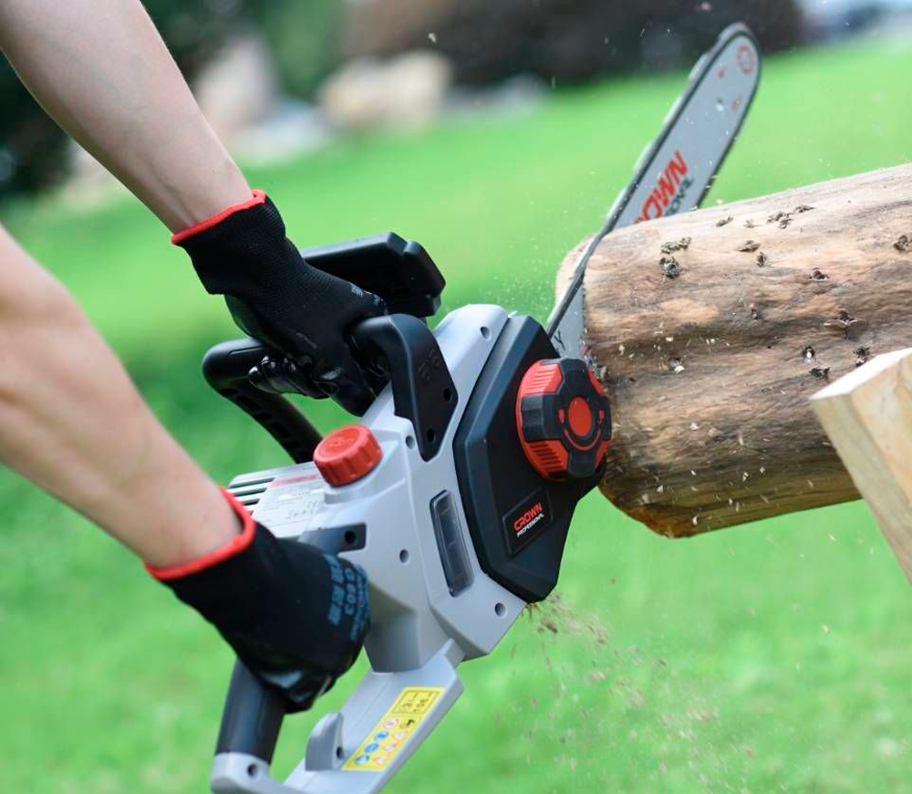 Fierăstrău electric cu lanț CROWN CT20187-16, 2200 W, șină 400 mm