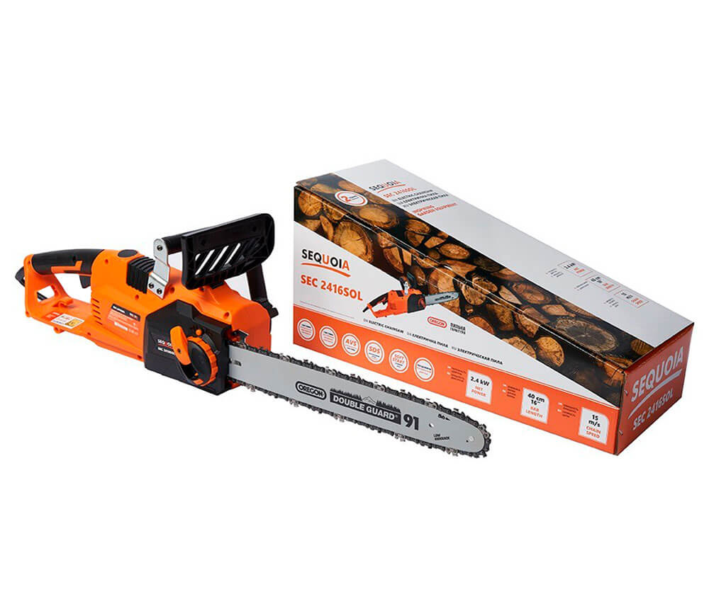 Fierăstrău electric cu lanț SEQUOIA SEC2416SOL, 2400 W, șină 400 mm