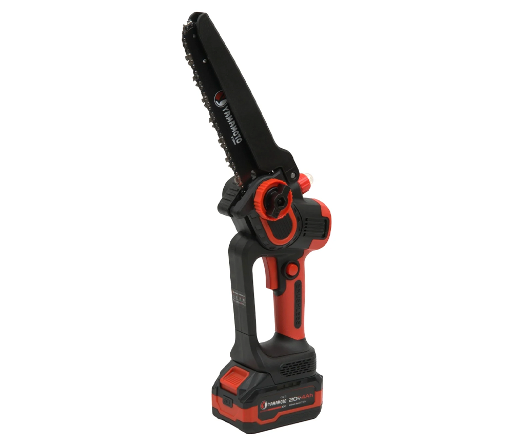 Fierăstrău cu lanț și acumulator Yamamoto YBS-84, șină 200 mm, 20 V, 4 Ah