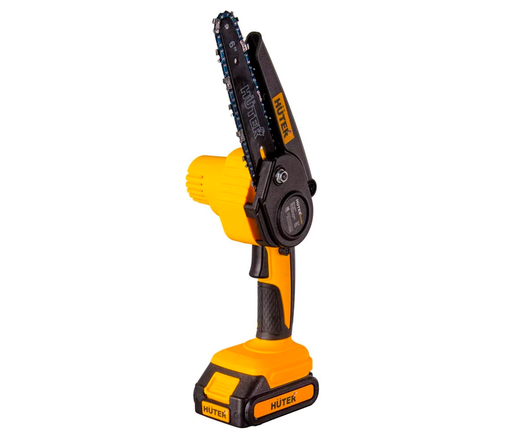 Fierăstrău cu lanț și acumulator HUTER ELS-20Li, șină 150 mm, 20 V, 2 Ah