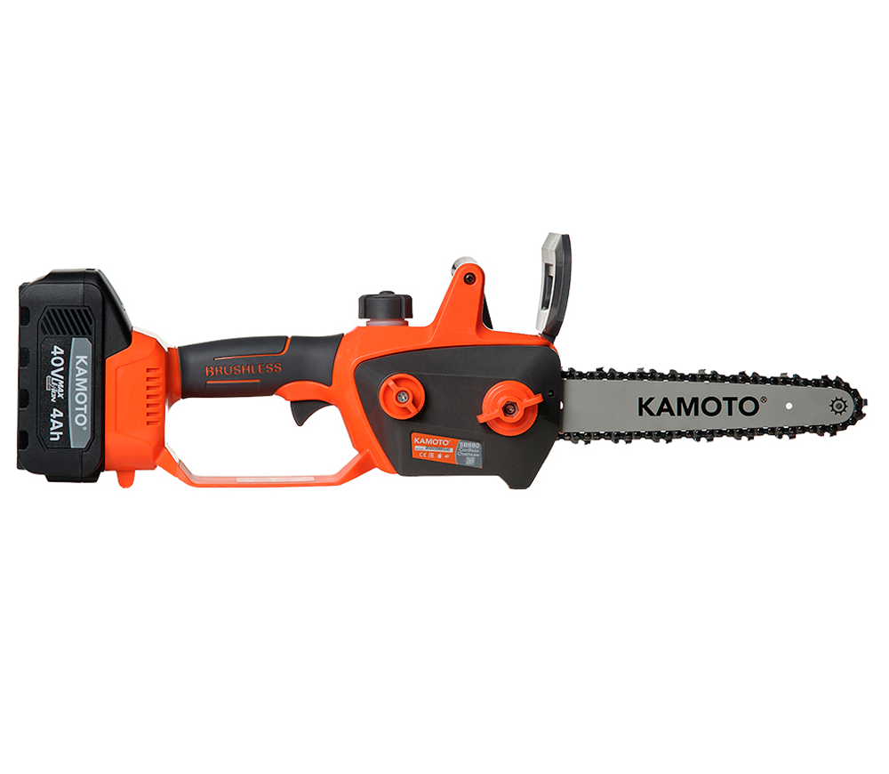 Fierăstrău cu lanț și acumulator KAMOTO SB880, șină 200 mm, 40 V – fără acumulator