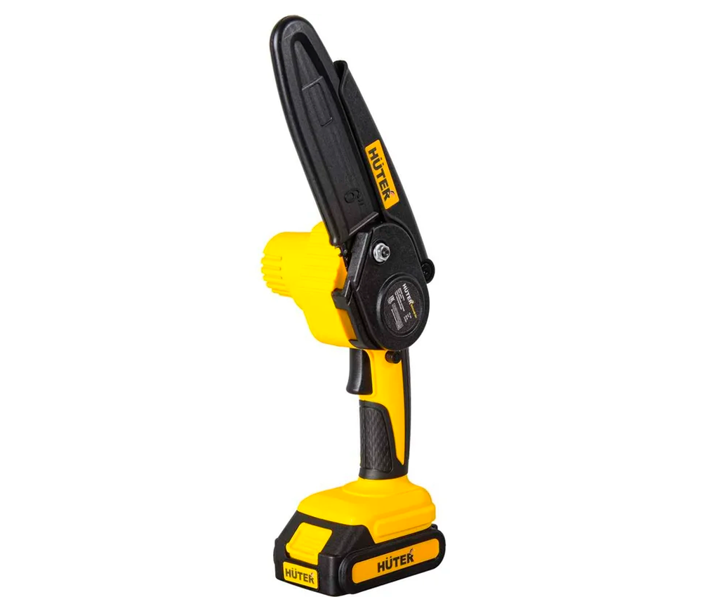 Fierăstrău cu lanț și acumulator HUTER ELS-2-Li-6K, șină 150 mm, 20 V, 2 Ah
