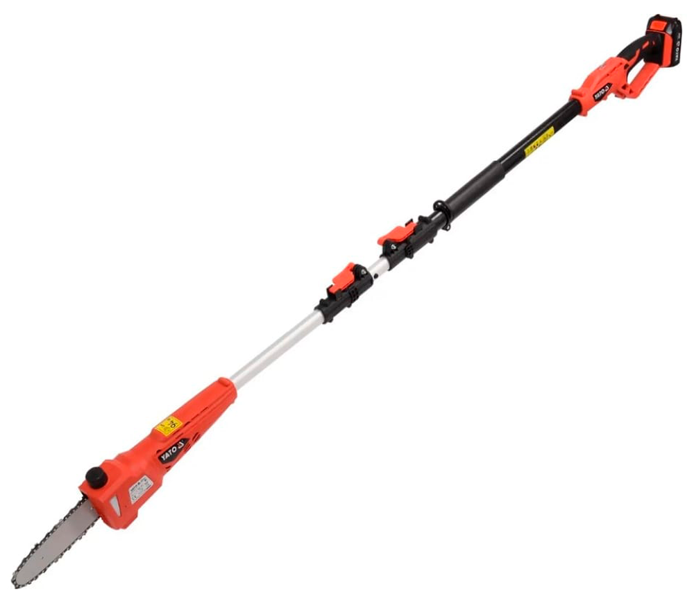 Fierăstrău cu lanț și acumulator YATO YT82836, șină 200 mm, 18 V, 2 Ah