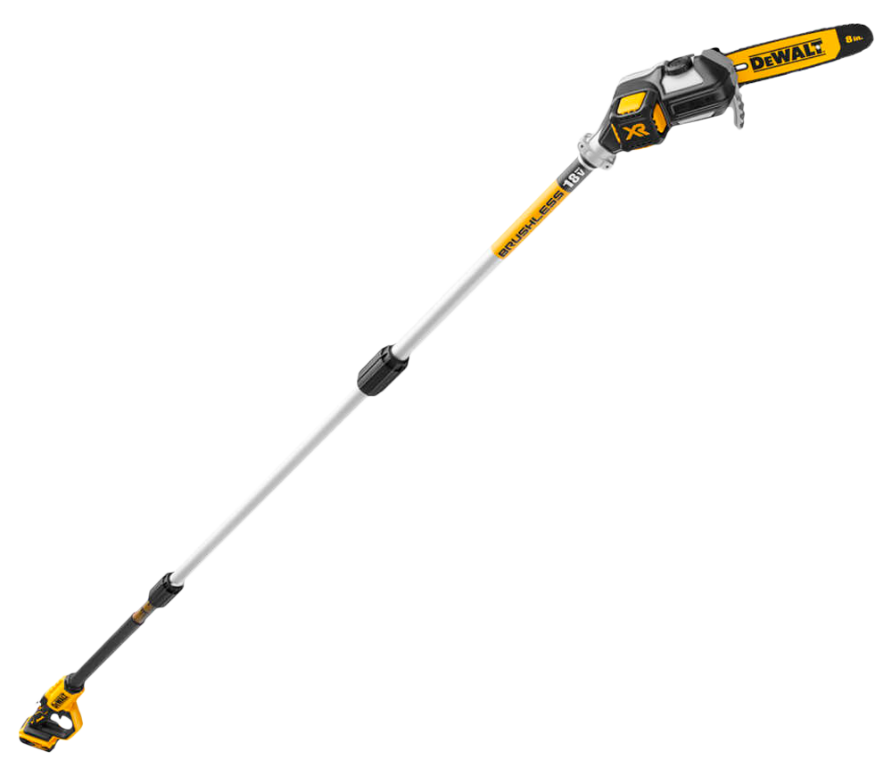Fierăstrău cu lanț și acumulator DEWALT DCMPS567P1, șină 200 mm, 18 V, 5 Ah