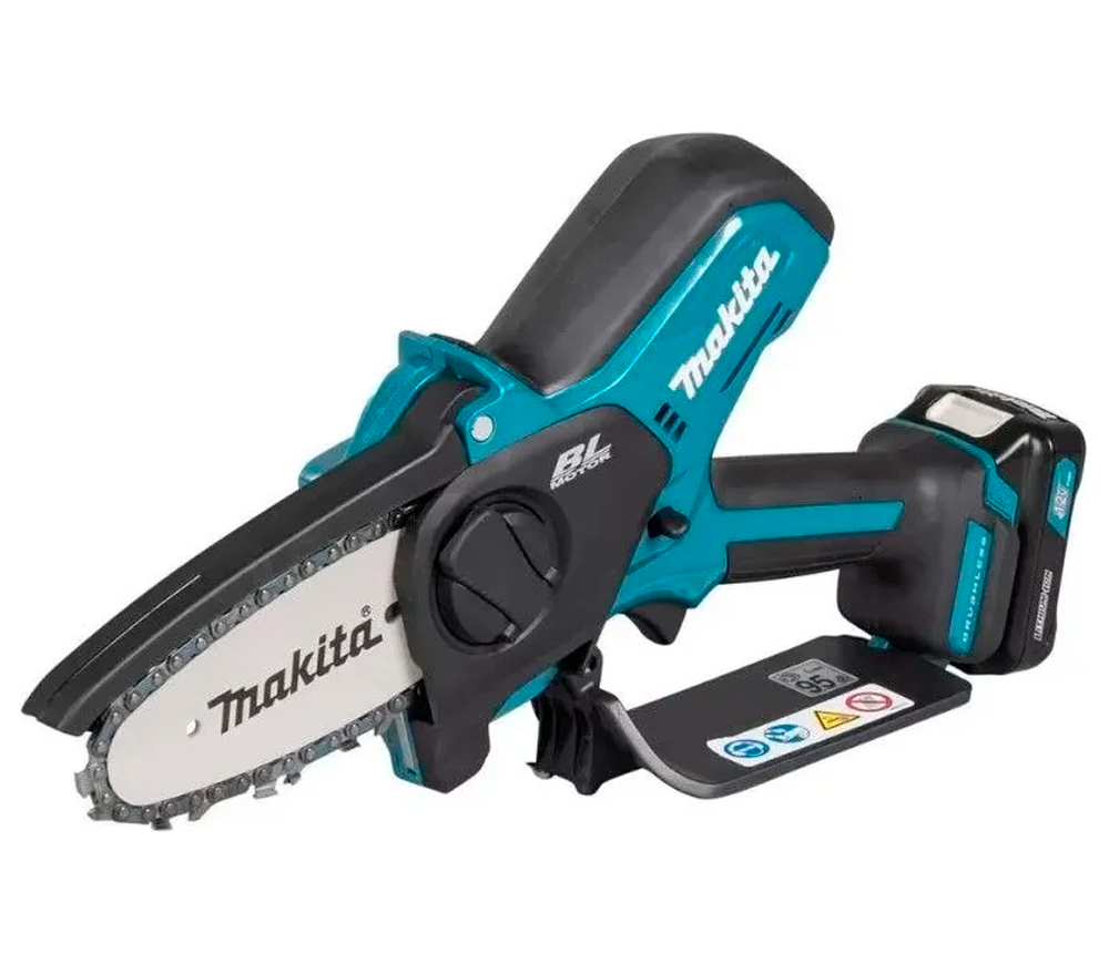 Fierăstrău cu lanț și acumulator MAKITA UC100DWA, șină 100 mm, 12 V, 2 Ah