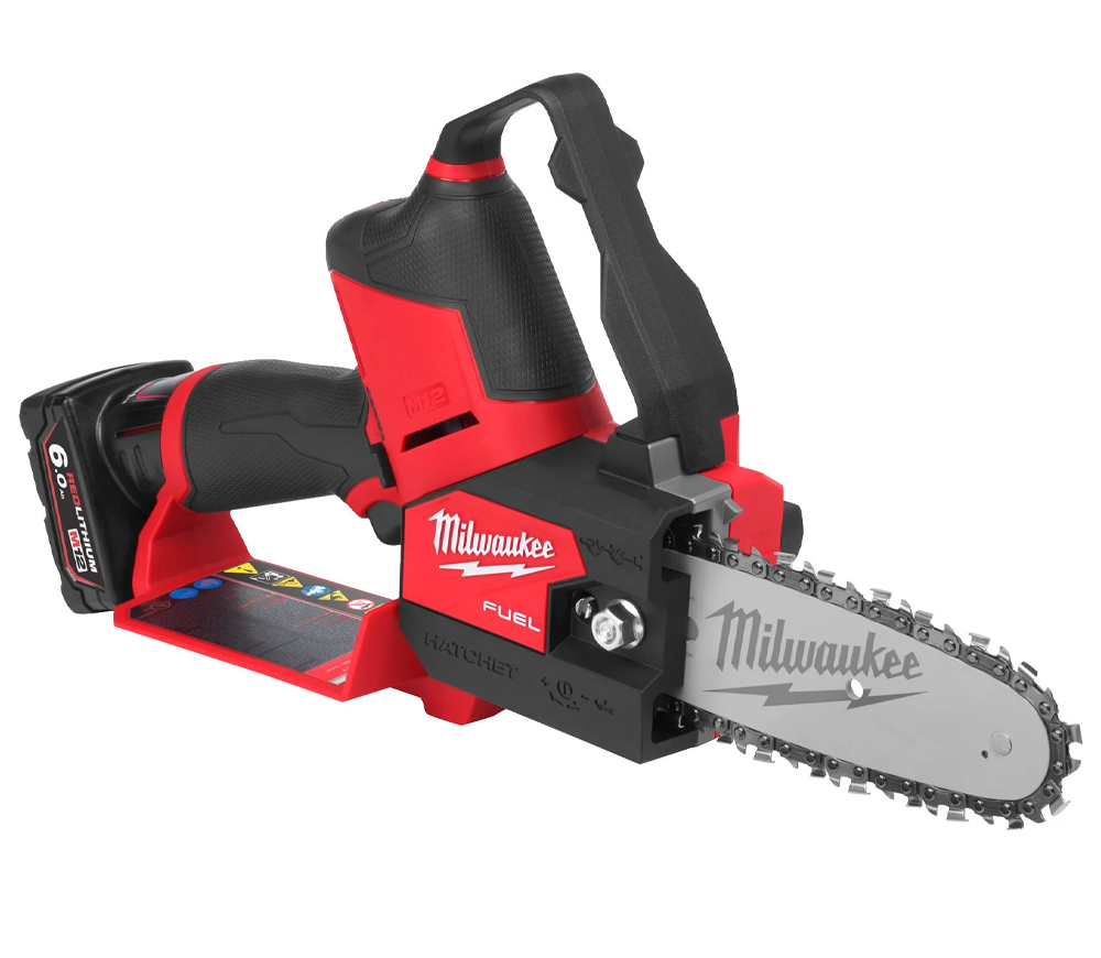 Fierăstrău cu lanț și acumulator MILWAUKEE M12FHS-0 FUEL HATCHET, șină 150 mm, 12 V – fără acumulator