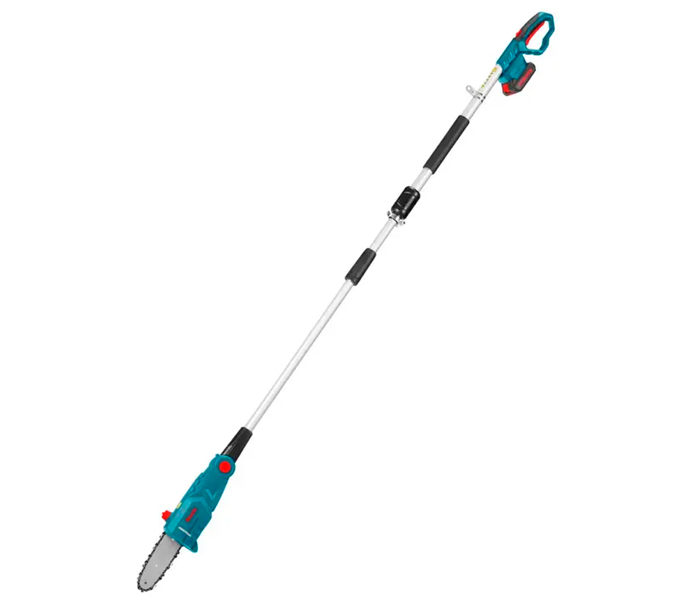 Fierăstrău telescopic cu lanț și acumulator RONIX 8602, șină 200 mm, 20 V, 2 Ah
