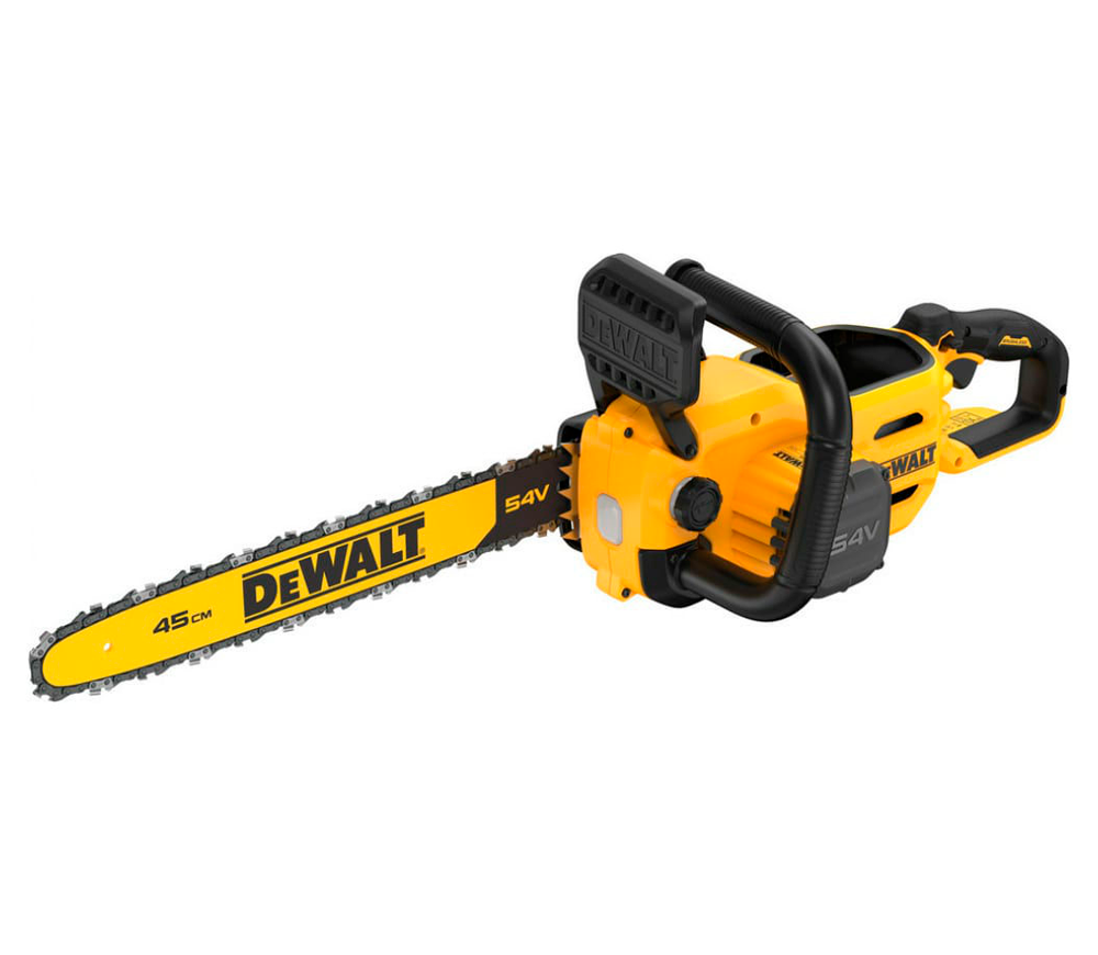 Fierăstrău cu lanț și acumulator DEWALT DCMCS574X1-QW, șină 450 mm, 54 V, 9 Ah