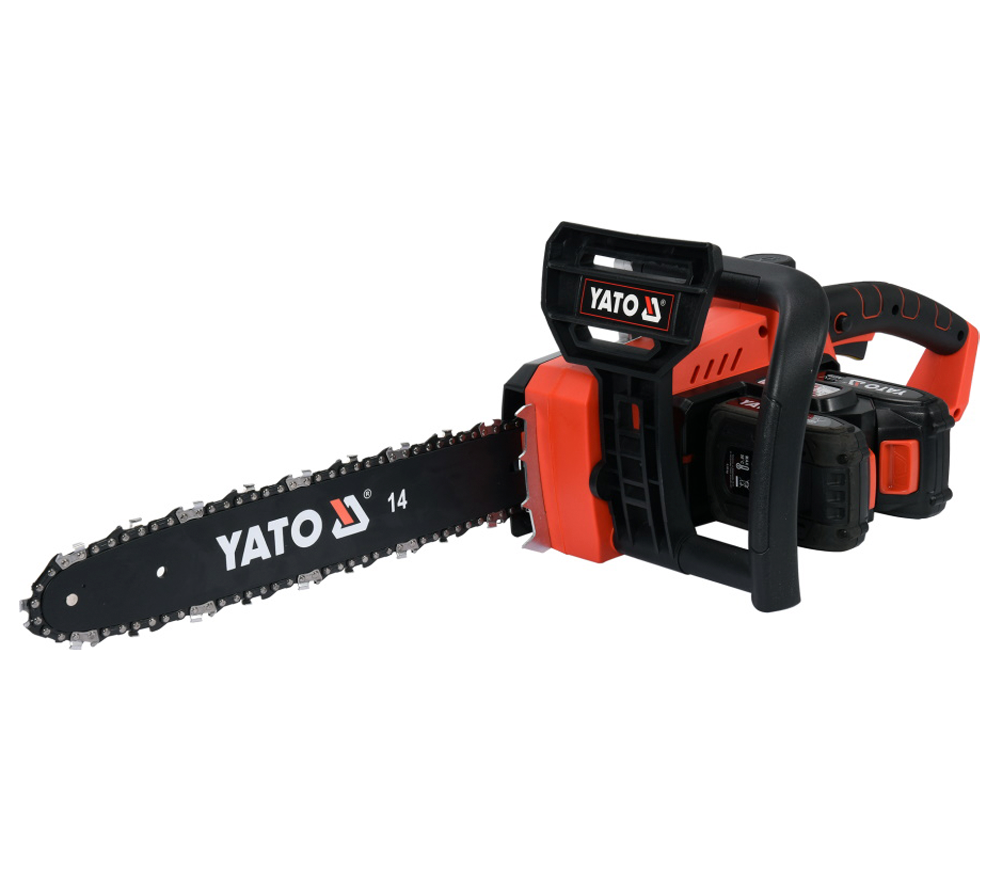 Fierăstrău cu lanț și acumulator YATO YT-82812, șină 350 mm, 36 V, 2 Ah