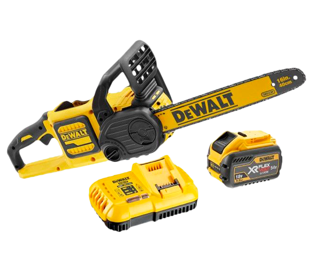 Fierăstrău cu lanț și acumulator DEWALT DCM575X1, șină 400 mm, 54 V, 9 Ah