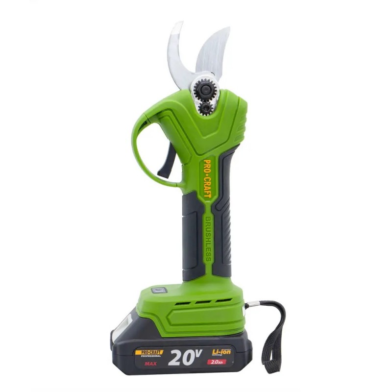 Foarfecă de grădină cu acumulator ProCraft ES30Li, 20 V, Brushless, tăiere 26 mm