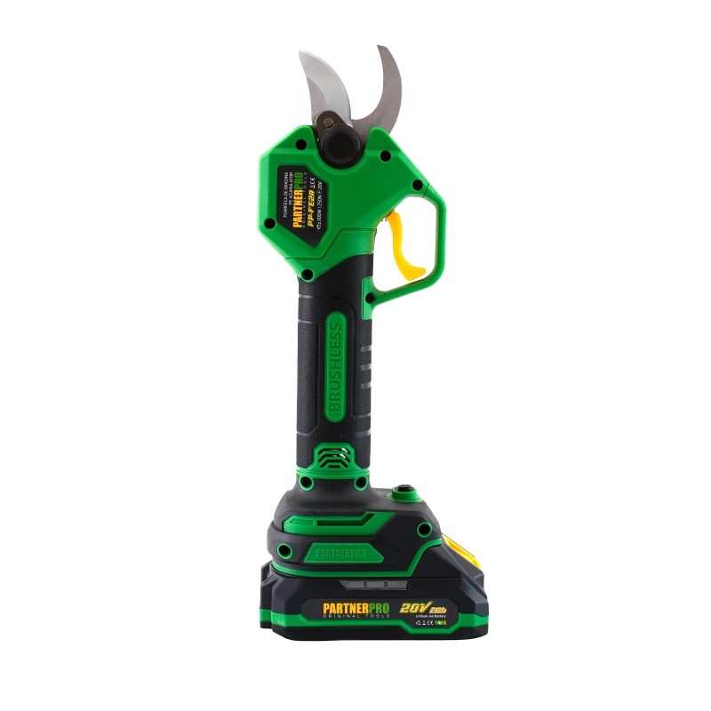 Foarfecă de grădină cu acumulator PARTNERPRO PP-FE2A, 20 V, 2 Ah, Brushless