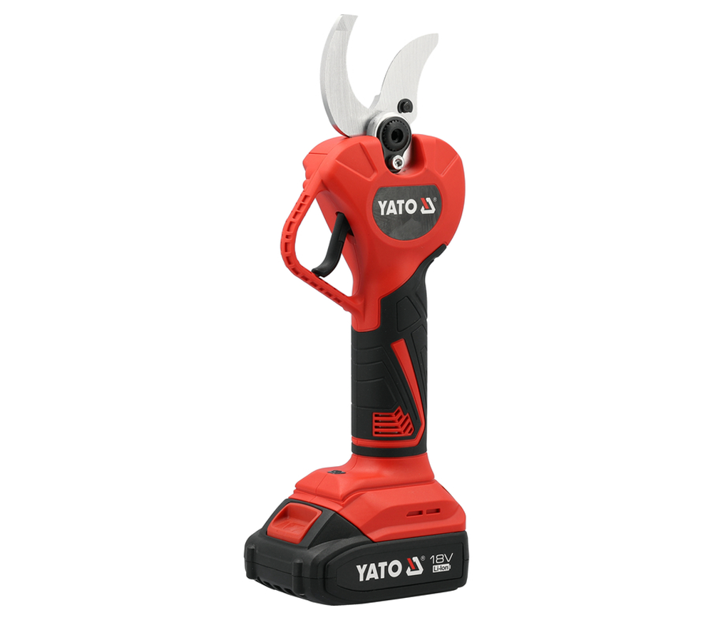 Foarfecă de grădină cu acumulator YATO YT828382, 18 V, 2 Ah, tăiere 40 mm