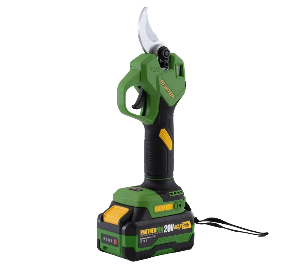 Foarfecă de grădină cu acumulator PARTNERPRO PP-FE3A, 20 V, 3 Ah, Brushless