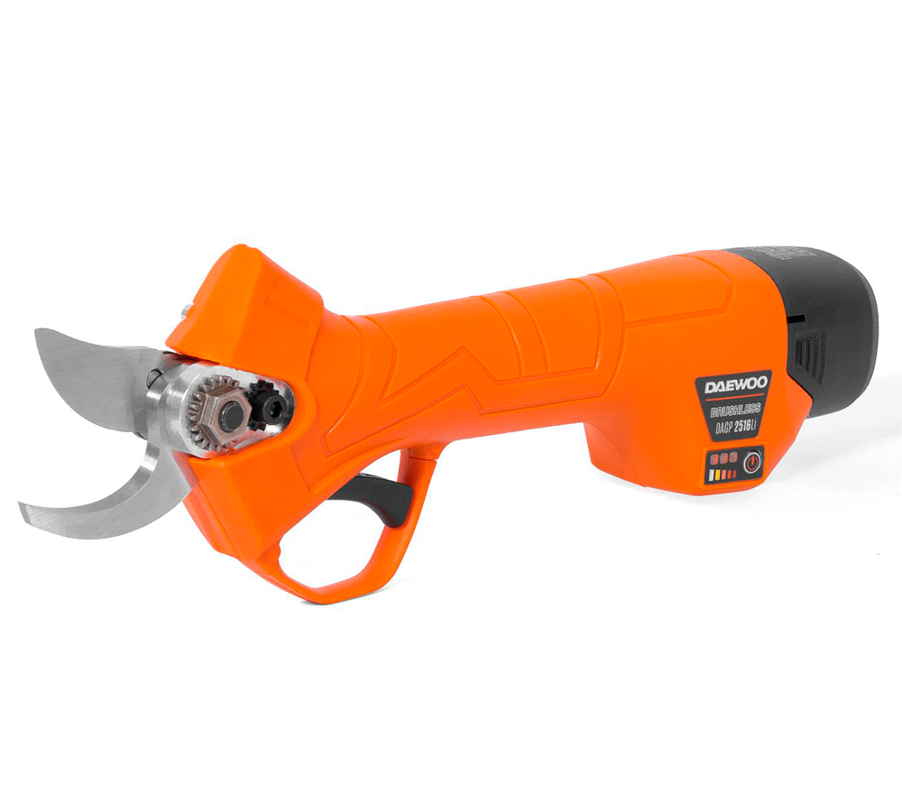 Foarfecă de grădină cu acumulator DAEWOO DAGP 2516Li SET, 16 V, 3 Ah, tăiere 25 mm