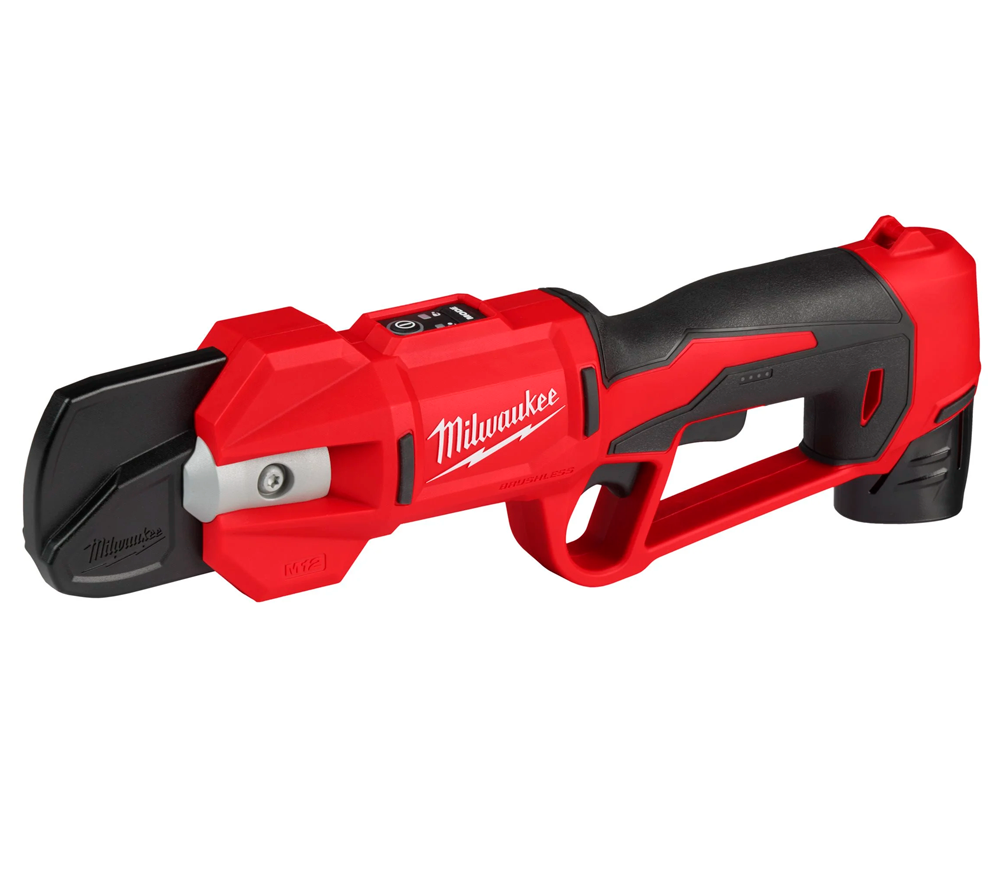 Foarfecă de grădină cu acumulator MILWAUKEE M12 BLPRS-202, 12 V, 2 Ah, Brushless