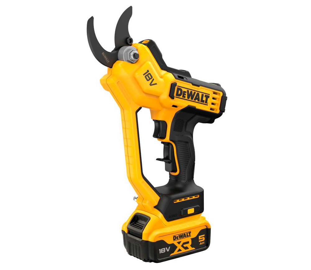 Foarfecă de grădină cu acumulator DEWALT DCMPP568P1, 18 V, 5 Ah, tăiere 38 mm