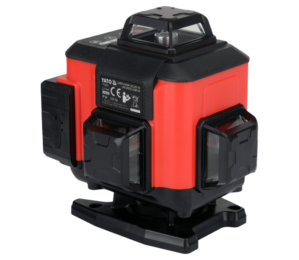 Nivelă laser profesională YATO YT30424, 4 fascicule, 30 m