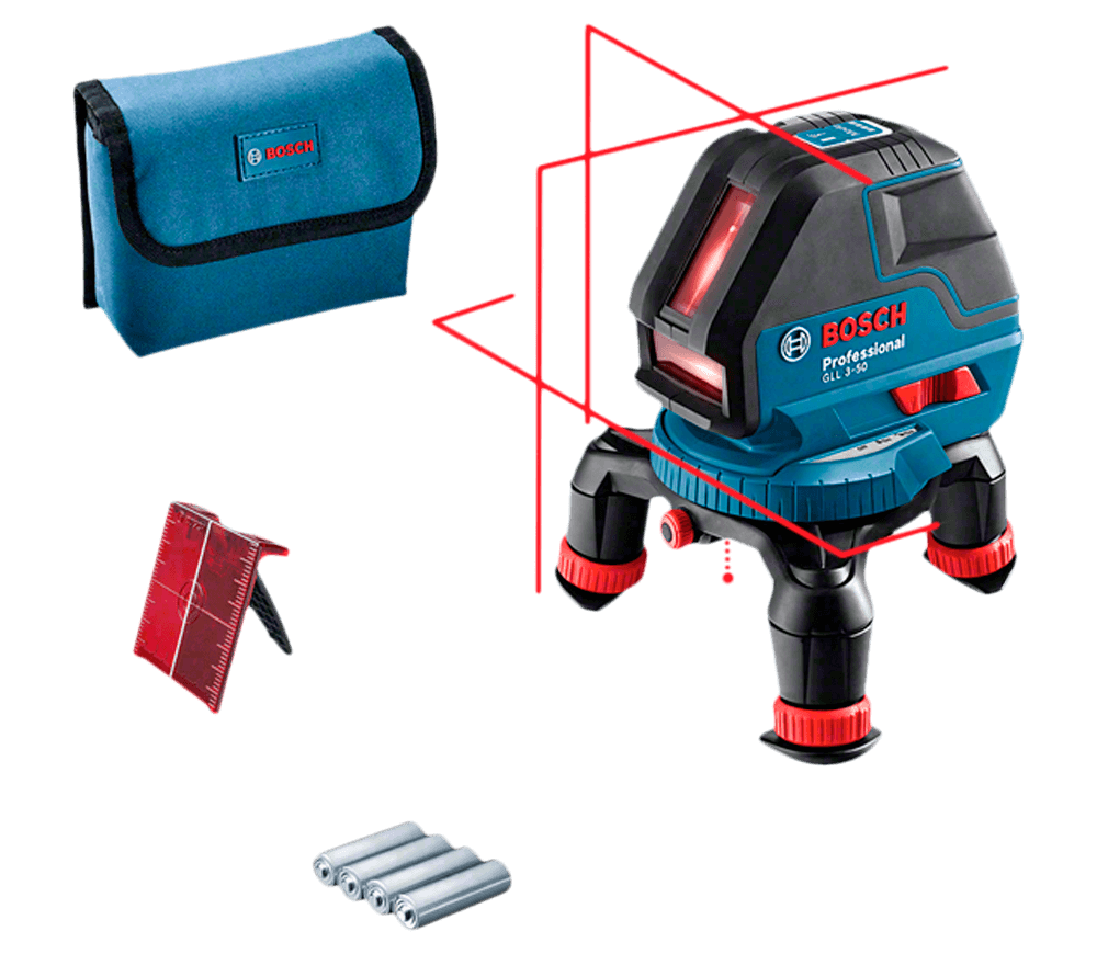 Nivelă laser profesională BOSCH GLL 3-50 (601063800), 3 fascicule, 50 m