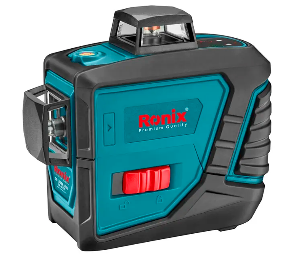 Nivelă laser profesională RONIX RH-9537G, 3 fascicule, 15 m