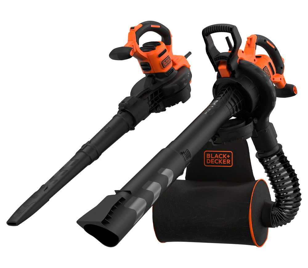 Suflantă-aspirator electrică BLACK+DECKER BEBLV300-QS, 3000 W, 404 km/h, 72 L