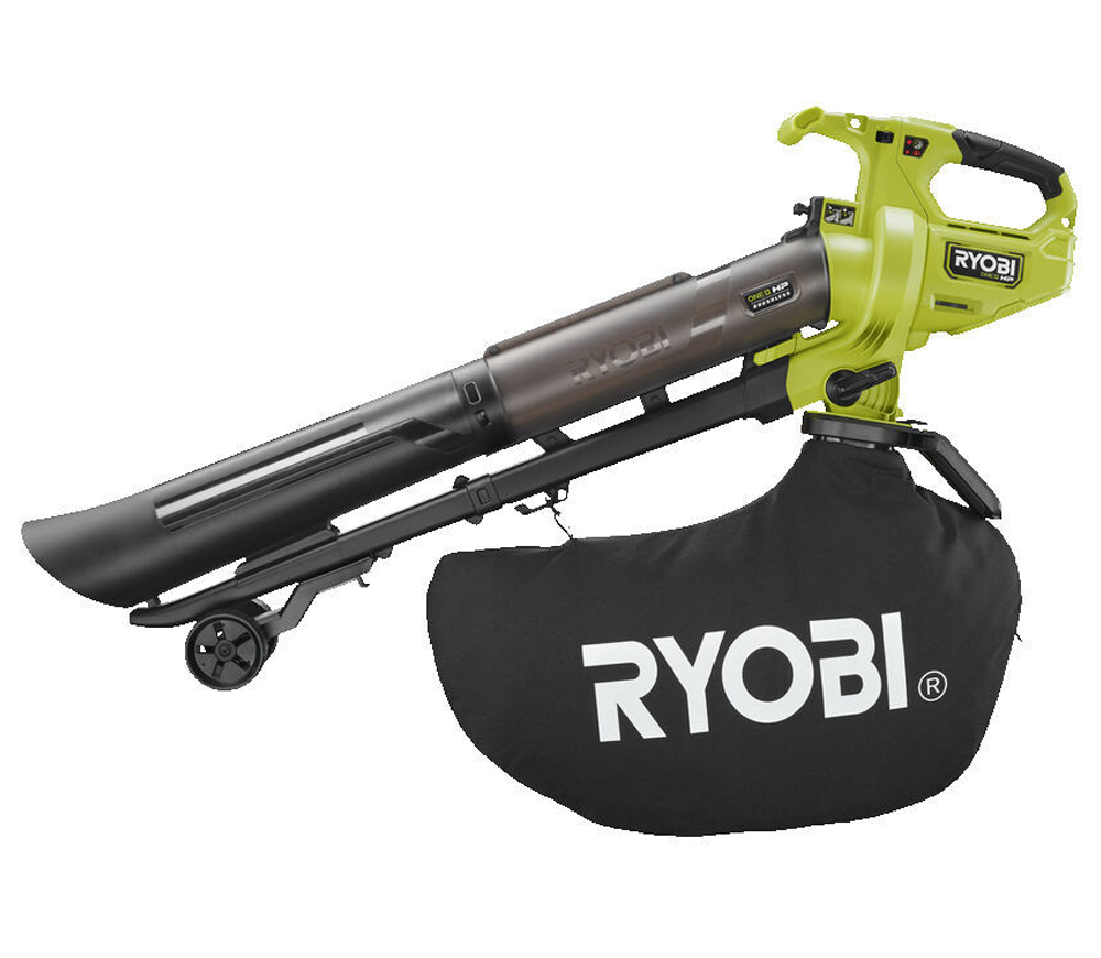 Suflantă-aspirator cu acumulator RYOBI RY18BVXA-0, 18 V, Brushless, 7.600 l/min, 45 l
