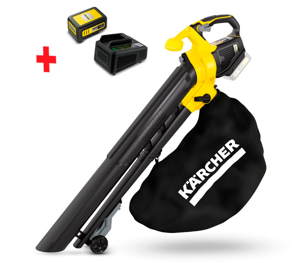 Suflantă-aspirator Kärcher BLV 18-200 Battery + Kit, 18 V, 2,5 Ah