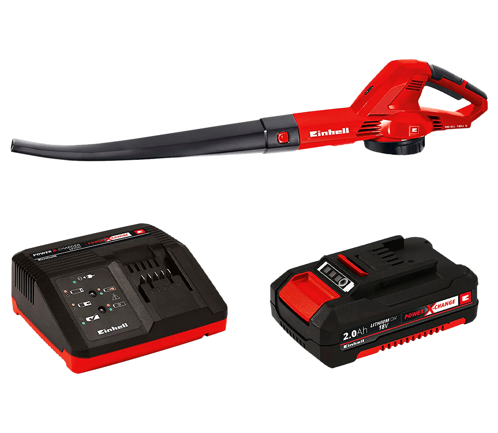 Suflantă cu acumulator Einhell GE-CL 18 Li E XPWR, 18 V, 2 Ah, 1.750 l/min