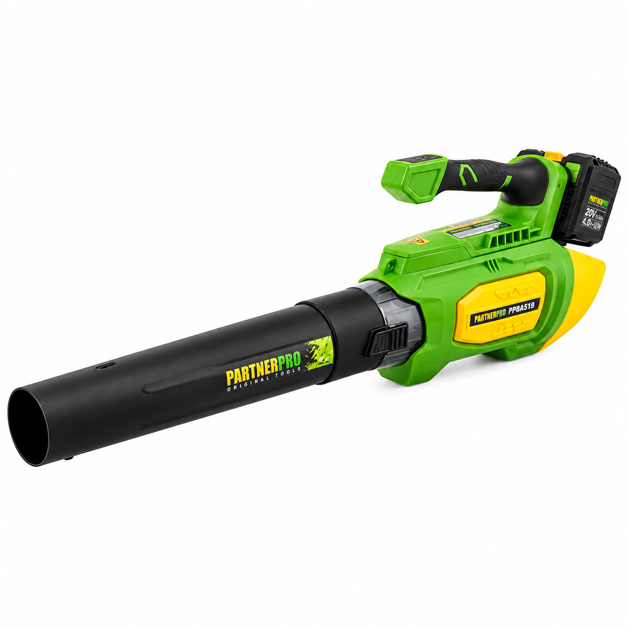 Suflantă cu acumulator Partner Pro PP8A519 2×4Ah + încărcător dublu