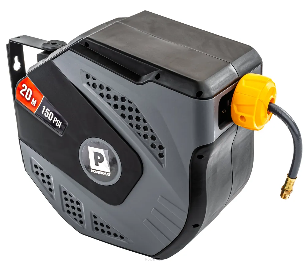 Tambur cu furtun pneumatic POWERMAT PM-ABNW-20MN 20m